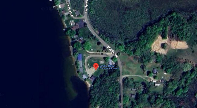 Loves Resort (Northern Glory Landing) - Aerial Map (newer photo)